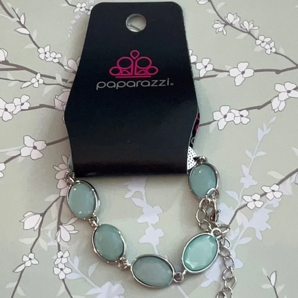 ❄️ Paparazzi | Blue and Silver Bohemian Bracelet Smooth Move